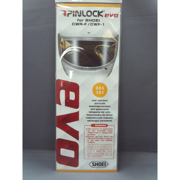 PINLOCK Shoei Pinlock Insert-Clear CWR-F1